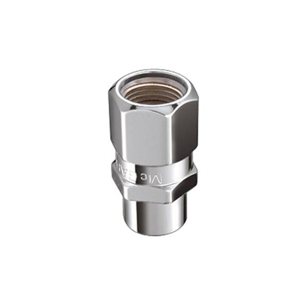 McGard - McGard Hex Lug Nut (Drag Racing Short Shank) 1/2-20 / 13/16 Hex / 1.6in. L (Box of 100) - Chrome - 69127