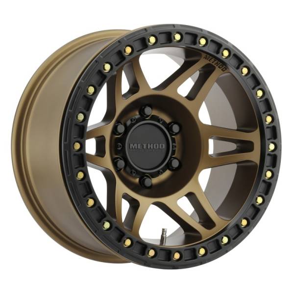 Method Wheels - Method Wheels MR106 Beadlock 17x9 -44mm Offset 5x5 71.5mm CB Method Bronze w/BH-H24125 Wheel - MR10679050944B
