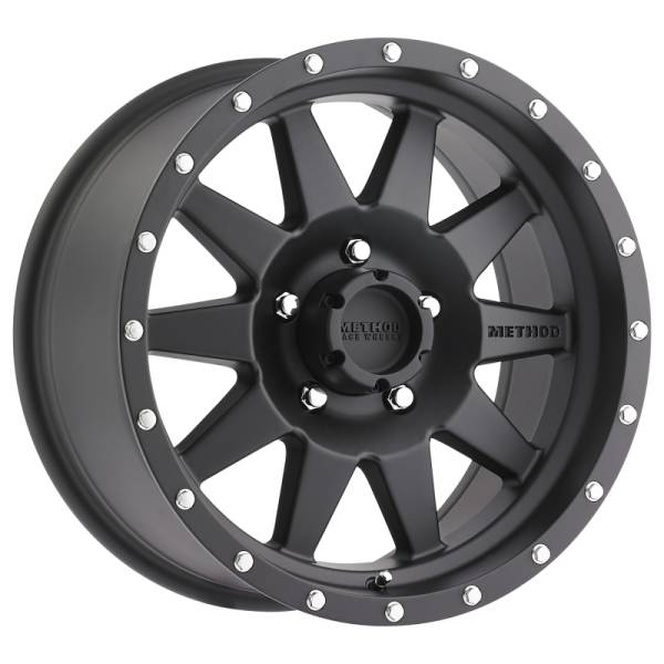 Method Wheels - Method Wheels MR301 The Standard 15x7 -6mm Offset 5x4.5 83mm CB Matte Black Wheel - MR30157012506N