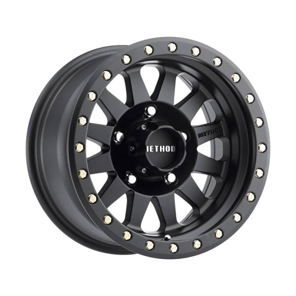 Method Wheels - Method Wheels MR304 Double Standard 15x10 -50mm Offset 5x4.5 83mm CB Matte Black Wheel - MR30451012550N