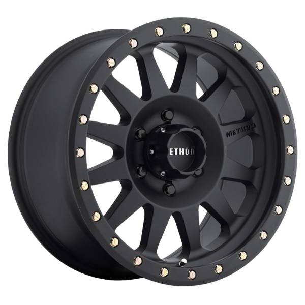 Method Wheels - Method Wheels MR304 Double Standard 15x10 -50mm Offset 6x5.5 108mm CB Matte Black Wheel - MR30451060550N