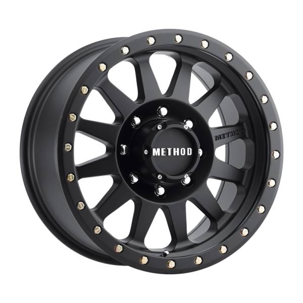 Method Wheels - Method Wheels MR304 Double Standard 16x8 0mm Offset 8x6.5 130.81mm CB Matte Black Wheel - MR30468080500