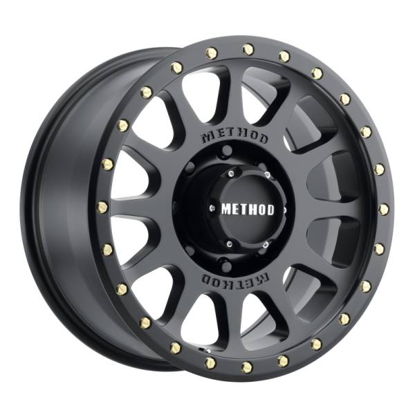 Method Wheels - Method Wheels MR305 NV 20x10 -18mm Offset 8x6.5 130.81mm CB Matte Black Wheel - MR30521080518N