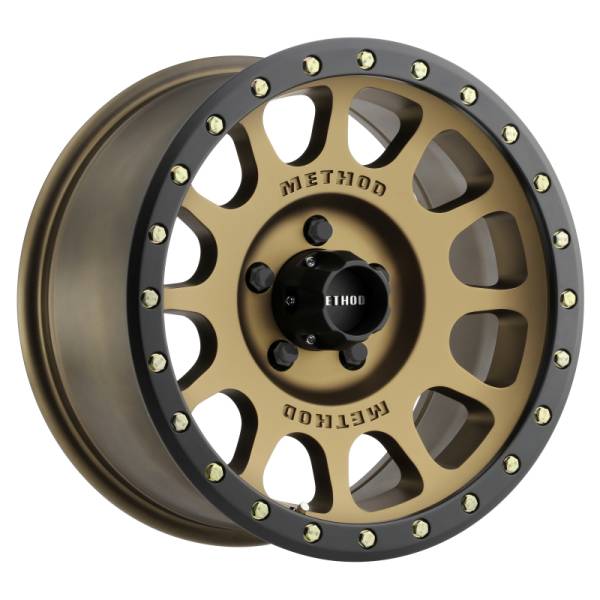 Method Wheels - Method Wheels MR305 NV 17x8.5 0mm Offset 5x5 94mm CB Method Bronze/Black Street Loc Wheel - MR30578550900