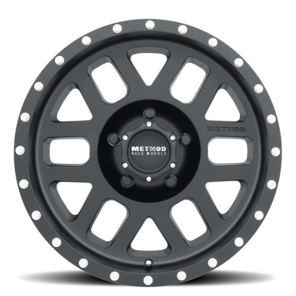 Method Wheels - Method Wheels MR306 Mesh 18x9 -12mm Offset 5x5 94mm CB Matte Black Wheel - MR30689050512N