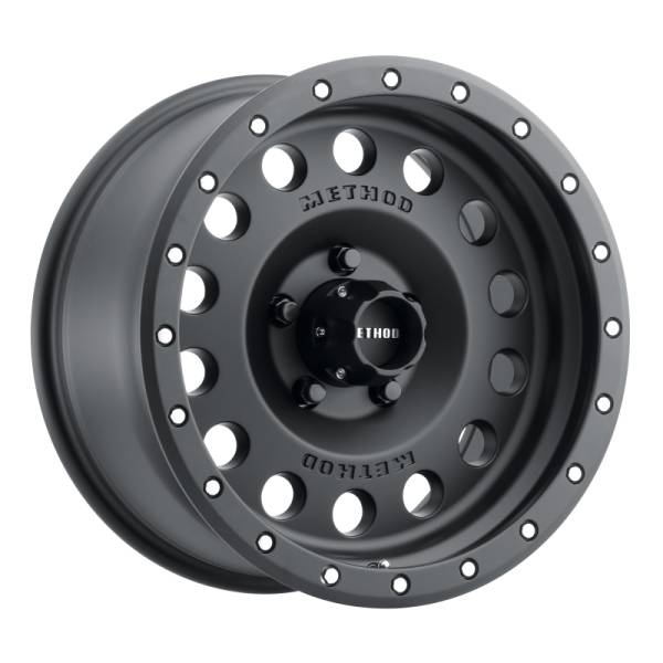 Method Wheels - Method Wheels MR307 Hole 17x8.5 0mm Offset 5x5 94mm CB Matte Black Wheel - MR30778550500