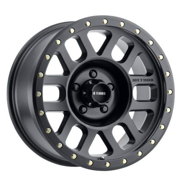 Method Wheels - Method Wheels MR309 Grid 17x8.5 0mm Offset 5x5 94mm CB Matte Black Wheel - MR30978550500