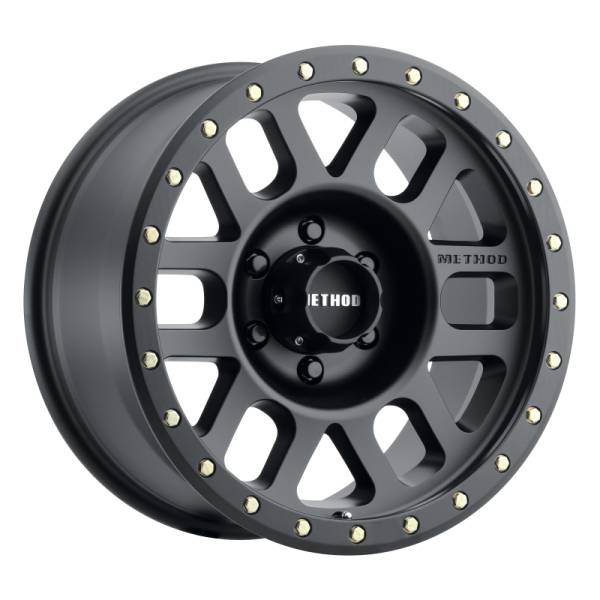 Method Wheels - Method Wheels MR309 Grid 17x8.5 0mm Offset 6x120 83mm CB Matte Black Wheel - MR30978562500
