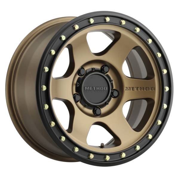 Method Wheels - Method Wheels MR310 Con6 17x8.5 0mm Offset 5x5 71.5mm CB Method Bronze/Black Street Loc Wheel - MR31078550900