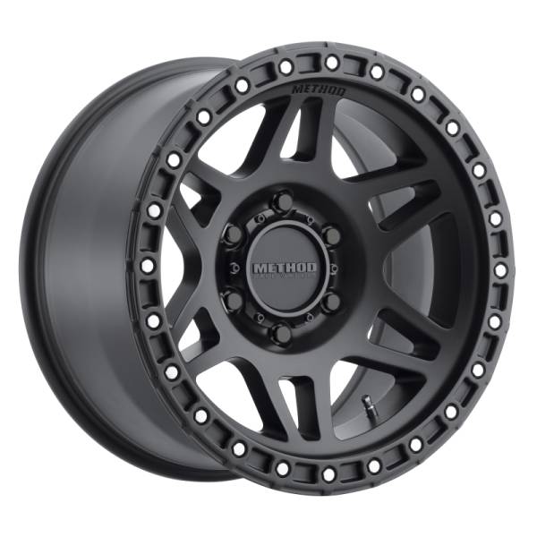 Method Wheels - Method Wheels MR312 17x8.5 0mm Offset 6x5.5 106.25mm CB Matte Black Wheel - MR31278560500