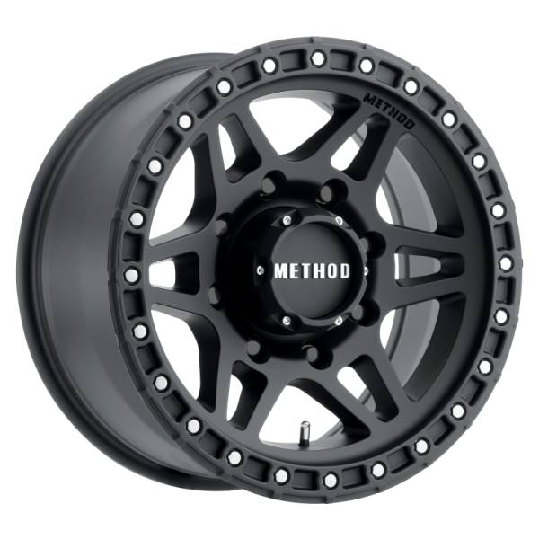Method Wheels - Method Wheels MR312 18x9 +18mm Offset 8x6.5 130.81mm CB Matte Black Wheel - MR31289080518