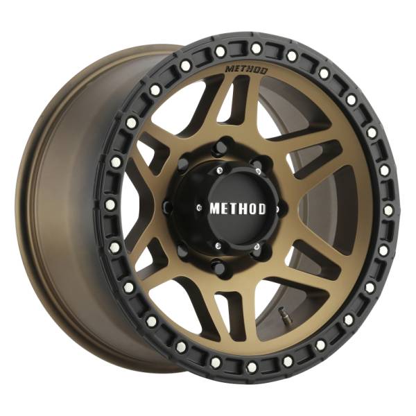Method Wheels - Method Wheels MR312 18x9 +18mm Offset 8x6.5 130.81mm CB Method Bronze/Black Street Loc Wheel - MR31289080918