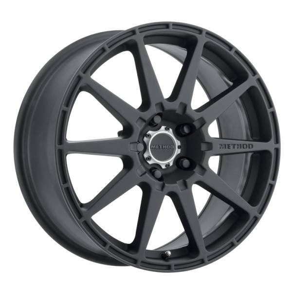 Method Wheels - Method Wheels MR501 RALLY 17x8 +42mm Offset 5x100 67.1mm CB Matte Black Wheel - MR50178051542