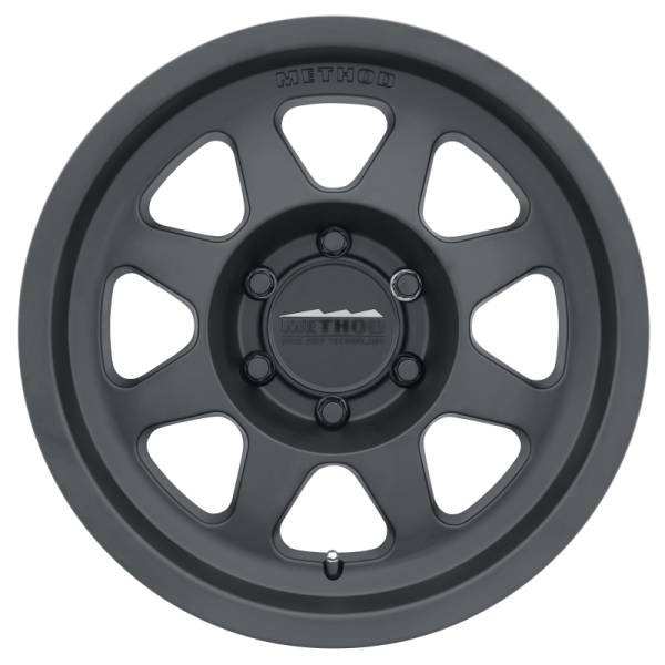Method Wheels - Method Wheels MR701 16x8 0mm Offset 6x5.5 106.25mm CB Matte Black Wheel - MR70168060500