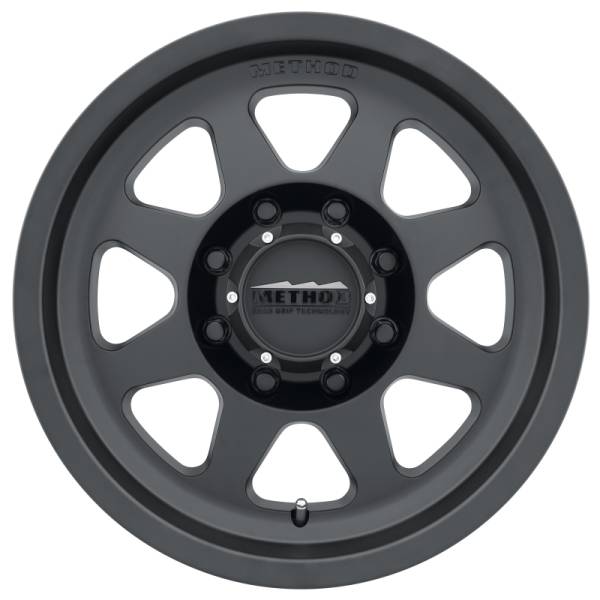 Method Wheels - Method Wheels MR701 17x8.5 0mm Offset 8x6.5 130.81mm CB Matte Black Wheel - MR70178580500