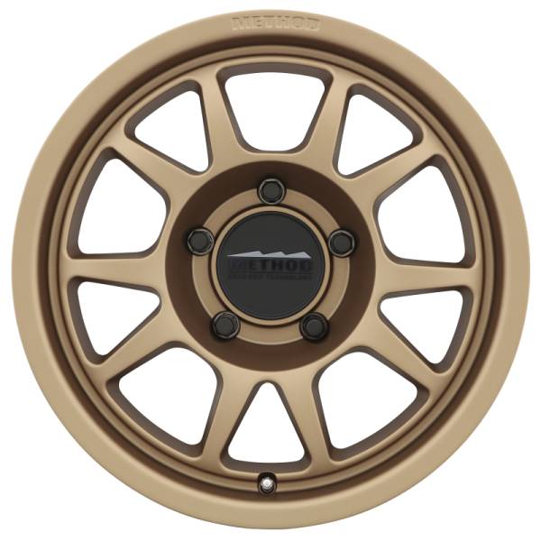 Method Wheels - Method Wheels MR702 17x7.5 +50mm Offset 5x130 78.1mm CB Method Bronze Wheel - MR70277553950