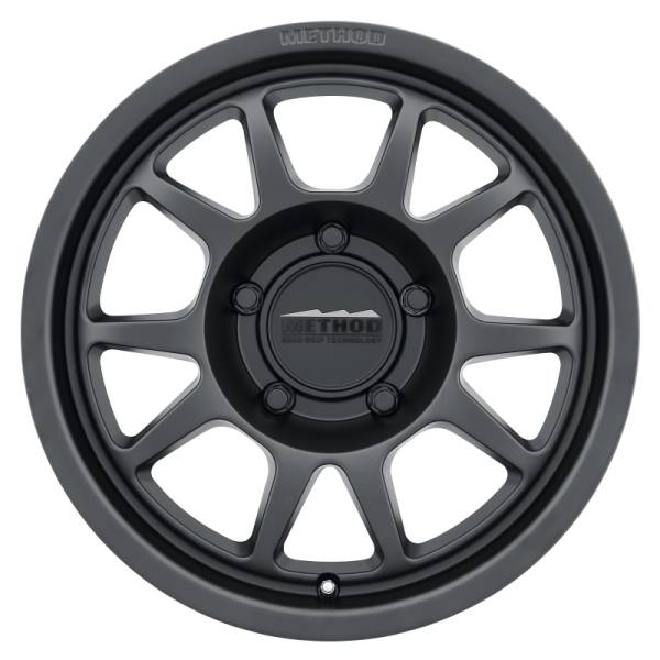 Method Wheels - Method Wheels MR702 17x8.5 0mm Offset 5x5 71.5mm CB Matte Black Wheel - MR70278550500
