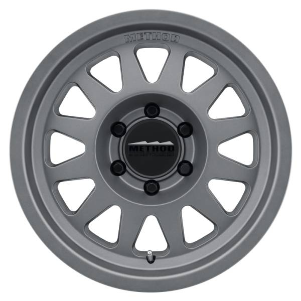 Method Wheels - Method Wheels MR704 17x8.5 0mm Offset 5x5 71.5mm CB Matte Titanium Wheel - MR70478550800