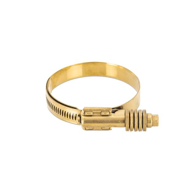 Mishimoto - Mishimoto Constant Tension Worm Gear Clamp 3.27in.-4.13in. (83mm-105mm) - Gold - MMCLAMP-CTWG-105GD