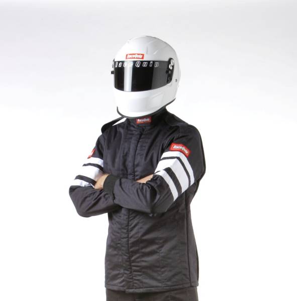 Racequip - Racequip Black SFI-5 Jacket - Large - 121005