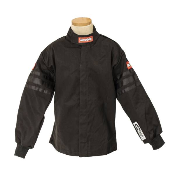 Racequip - Racequip Black Trim SFI-1 JR. Jacket - KMedium - 1969993