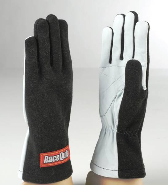Racequip - Racequip Black Basic Race Glove - Large - 350005