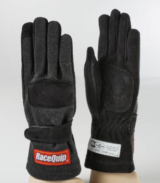Racequip - Racequip Black 2-Layer SFI-5 Glove - 3XL - 355008