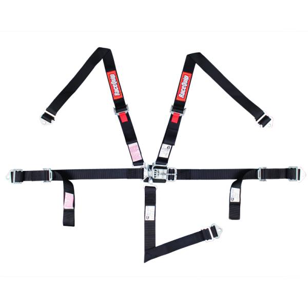 Racequip - Racequip Black JR. L & L 5pt Harness - 709009