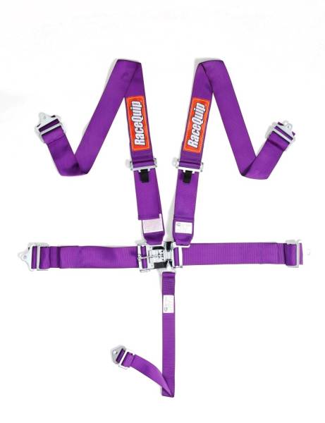 Racequip - Racequip Purple L & L 5pt Seat Belt - 711051