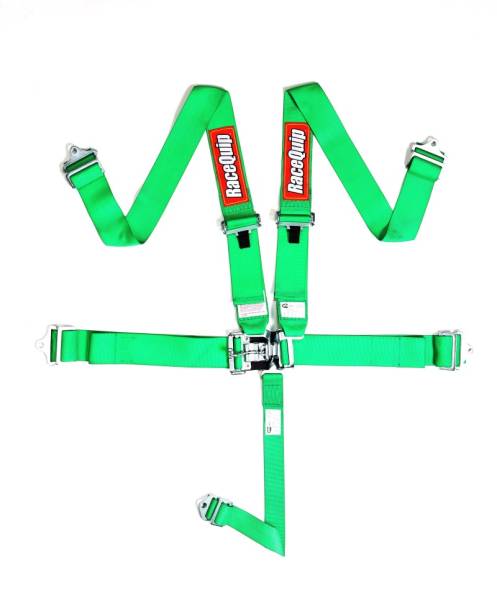Racequip - Racequip Green L & L 5pt Seat Belt - 711071