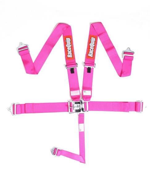 Racequip - Racequip Pink L & L 5pt Seat Belt - 711081