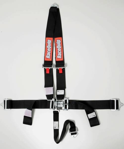 Racequip - Racequip Black L & L V4pt Seat Belt - 713003
