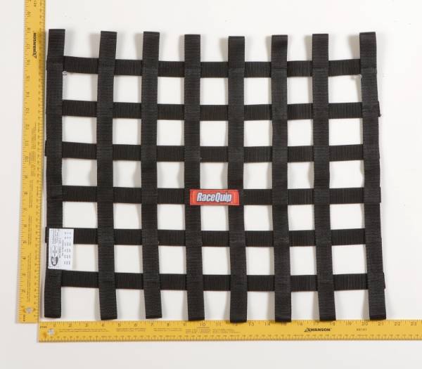 Racequip - Racequip Black 18 X 21 SFI Ribbon Net - 726004