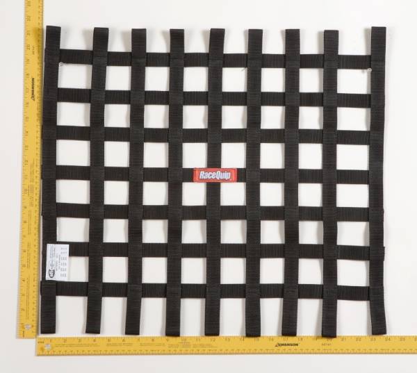 Racequip - Racequip Black 21 X 24 SFI Ribbon Net - 726007
