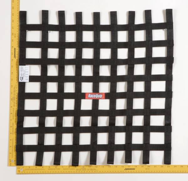 Racequip - Racequip Black 24 X 24 SFI Ribbon Net - 726009