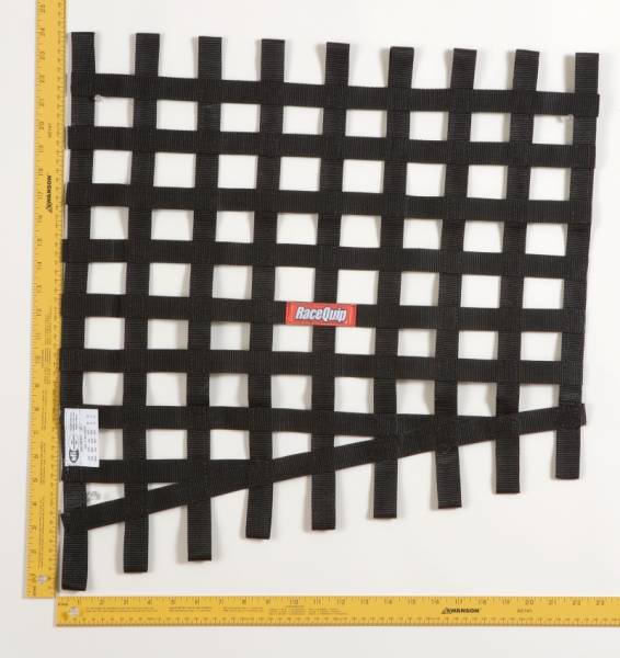 Racequip - Racequip Black Drag 24 To 18 X 23 SFI Rib Net - 729005