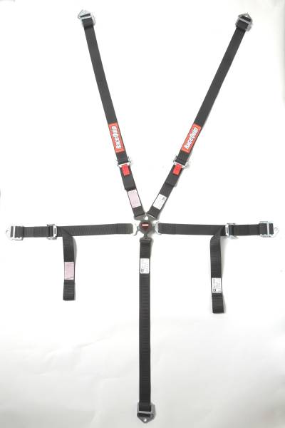 Racequip - Racequip Black JR. CAMLOCK 5pt Seat Belt - 739009