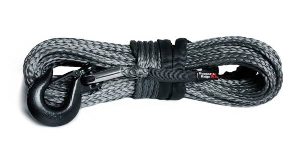 Rugged Ridge - Rugged Ridge Synthetic Winch Line Dark Gray 7/16in x 90 Ft - 15102.12