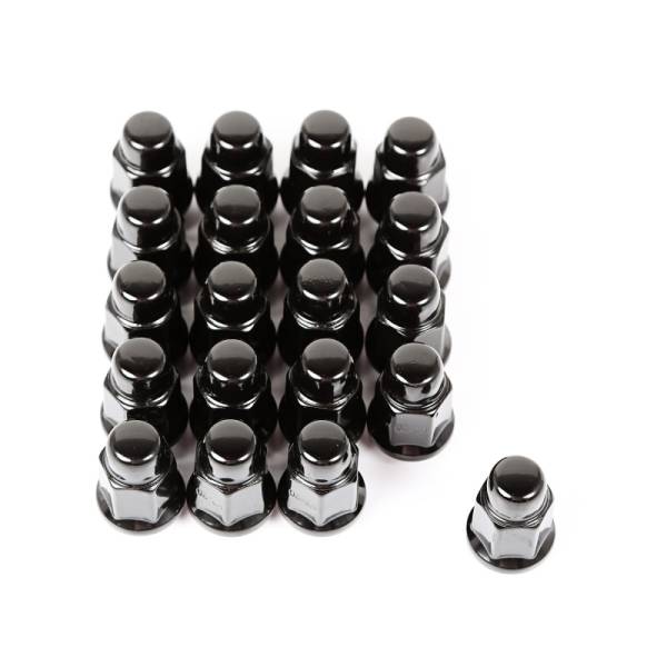 Rugged Ridge - Rugged Ridge Wheel Lug Nut Set of 20 Black 1/2-20 - 16715.23