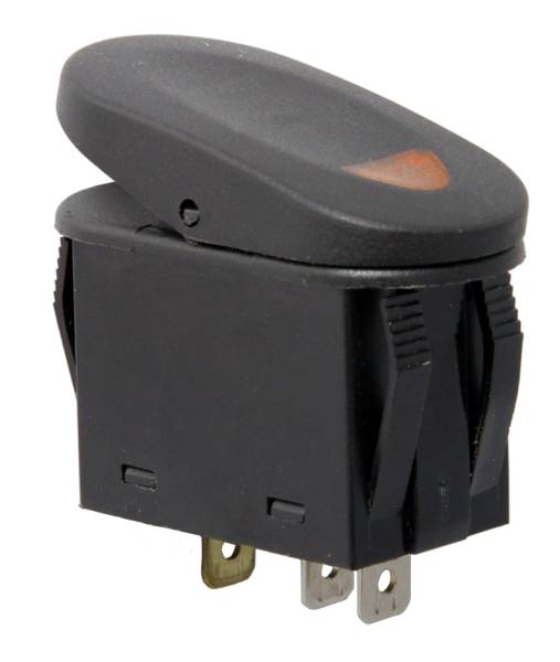 Rugged Ridge - Rugged Ridge 2-Position Rocker Switch Amber - 17235.01