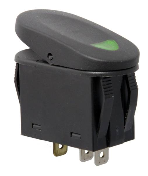 Rugged Ridge - Rugged Ridge 2-Position Rocker Switch Green - 17235.04