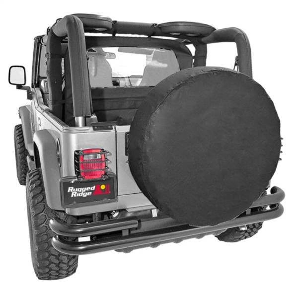 Rugged Ridge - Rugged Ridge Tire Cover Black For 27-29 inch Tires - 772901