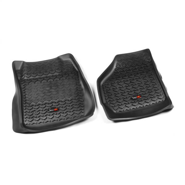 Rugged Ridge - Rugged Ridge Floor Liner Front Black 1999-2007 Ford F-250 / F-350 Super Duty Regular / Extended - 82902.07