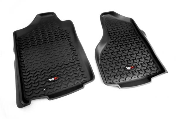 Rugged Ridge - Rugged Ridge Floor Liner Front Black 2012-2016 Ford F-250 / F-350 Regular / Extended - 82902.30