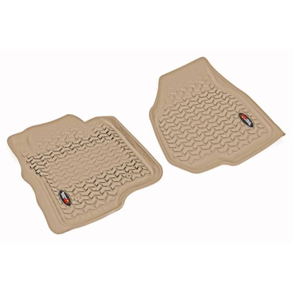 Rugged Ridge - Rugged Ridge Floor Liner Front Tan 2011-2012 Ford F-250 / F-350 Regular / Extended - 83902.08