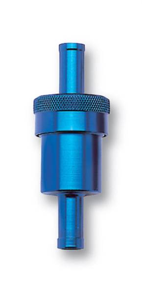 Russell - Russell Performance Blue Street Fuel Filter (3in Length 1-1/8in diameter 3/8in inlet/outlet) - 645140