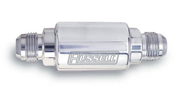 Russell - Russell Performance Polished Aluminum (3in Length 1-1/4in dia. -6 x 3/8in male NPT inlet/outlet) - 650200