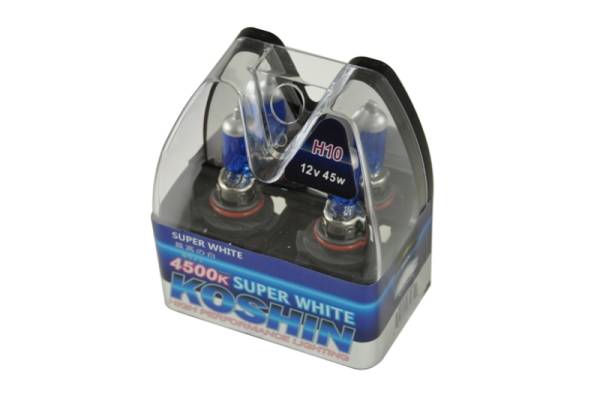 SPYDER - SPYDER Xtune Koshin H10 Super White Halogen Light Bulbs 12V 42W LB-KO-H10SW - 5032744