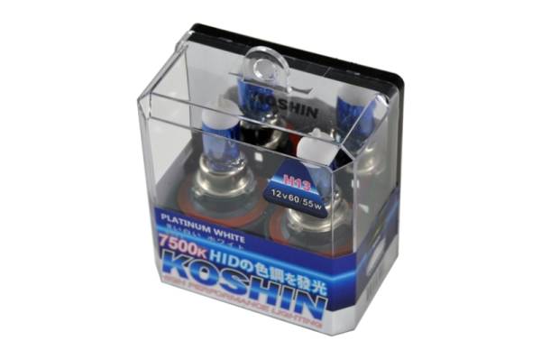 SPYDER - SPYDER Xtune Koshin H13 Platinum White Halogen Light Bulbs 12V 60/55W LB-KO-PLATINUM-H13PW - 5032928