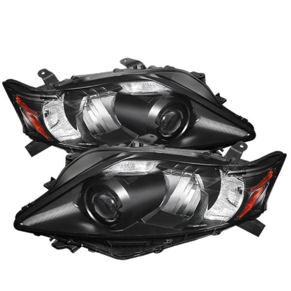SPYDER - SPYDER Xtune Lexus Rx 10-12 OE Projector Headlights (w/AFS. Hid Fit) Black PRO-JH-LRX10-AFS-AM-BK - 5075840
